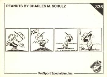 1992 ProSport Specialties Peanuts Classics #336 (no text) Back