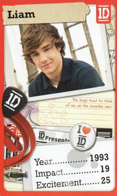 2013 Top Trumps One Direction Minis #NNO Liam Front