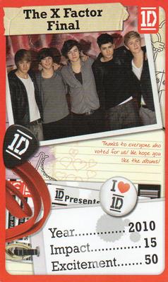 2013 Top Trumps One Direction Minis #NNO The X Factor Final Front