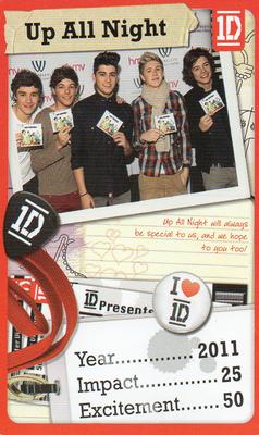 2013 Top Trumps One Direction Minis #NNO Up All Night Front