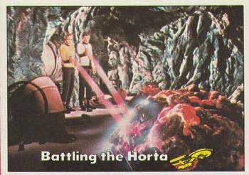 1976 Topps Star Trek #43 Battling the Horta Front