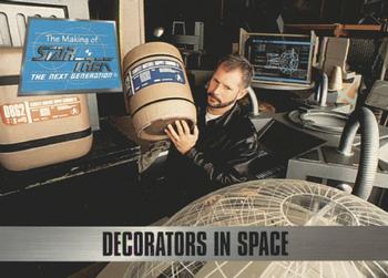 1994 SkyBox The Making of Star Trek: The Next Generation #24 Decorators in Space Front