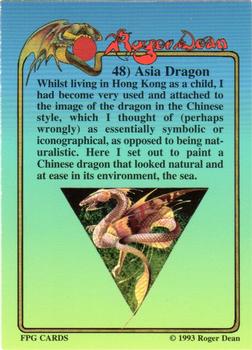 1993 FPG Roger Dean #48 Asia Dragon Back