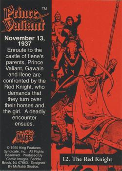 1995 Prince Valiant #12 The Red Knight Back