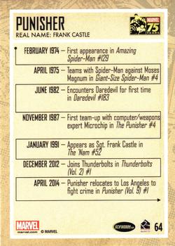 2014 Rittenhouse Marvel 75th Anniversary #64 Punisher Back