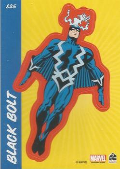 2014 Rittenhouse Marvel 75th Anniversary - Retro Stickers #S25 Black Bolt Front