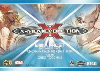 2014 Rittenhouse Marvel 75th Anniversary - X-Men Evolution #XE10 Emma Frost Back