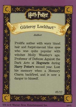 2004 Warner Bros. Harry Potter Chocolate Frog Wizard Cards Series 2 #9 Gilderoy Lockhart Back