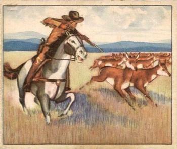 1949 Bowman Wild West (R701-19) #A-11 Lone-Star Settlers Front