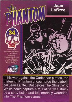 1995 Comic Images The Phantom #34 Jean Lafitte Back