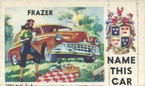 1950 Topps License Plates (R714-12) #26 Washington Back