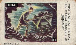1950 Topps License Plates (R714-12) #55 Montana Back
