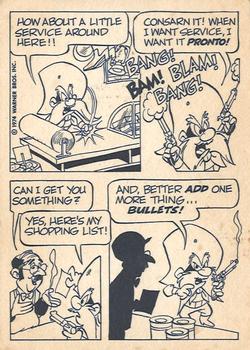 1974 Wonder Bread DC Comics / Warner Brothers #NNO Yosemite Sam Back