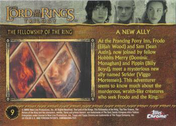 2004 Topps Chrome The Lord of the Rings Trilogy #9 A New Ally Back
