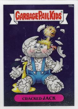 2014 Topps Garbage Pail Kids Chrome 1985 Original Series 2 #58a Cracked Jack Front