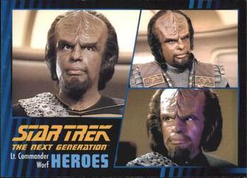 2013 Rittenhouse Star Trek The Next Generation Heroes & Villains #4 Lt. Commander Worf Front