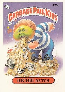 1986 Topps Garbage Pail Kids Series 5 #170a Richie Retch Front
