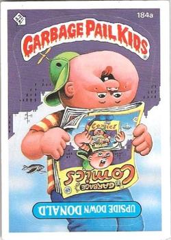 1986 Topps Garbage Pail Kids Series 5 #184a Upside Down Donald Front