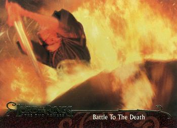 2003 Topps Lord of the Rings: The Two Towers Update #93 Battle To The Death Front