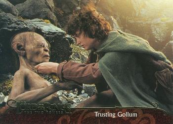 2003 Topps Lord of the Rings: The Two Towers Update #99 Trusting Gollum Front
