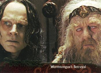 2003 Topps Lord of the Rings: The Two Towers Update #115 Wormtongue's Betrayal Front