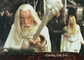 2003 Topps Lord of the Rings: The Two Towers Update #116 Casting Out Evil Front