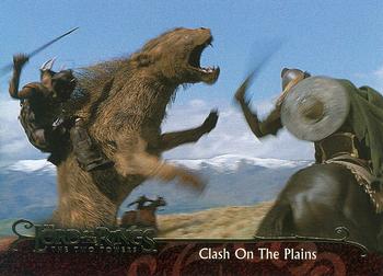 2003 Topps Lord of the Rings: The Two Towers Update #128 Clash On The Plains Front