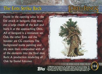 2003 Topps Lord of the Rings: The Two Towers Update #144 The Ents Strike Back Back