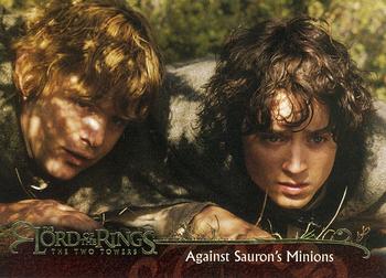 2002 Topps Lord of the Rings: The Fellowship of the Ring Update #154 Against Sauron's Minions Front
