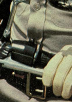 1979 Donruss CHiPs Patrol #9 Ponch (by squadcar holding helmet) Back