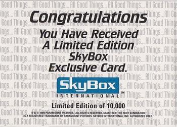 1994 SkyBox Star Trek: The Next Generation Season 1 - Promos #NNO All Good Things … Back