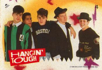 1989 Topps New Kids on the Block - Stickers #4 Hangin' Tough Front
