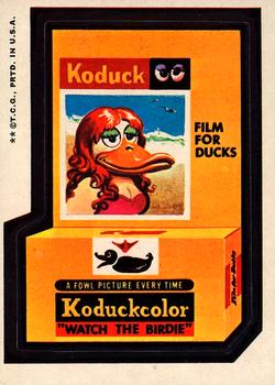 1973 Topps Wacky Packages 3rd Series #NNO Koduck Photos Front