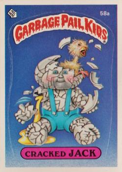 1985 Topps Garbage Pail Kids Series 2 #58a Cracked Jack Front