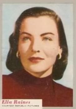 1953 Topps Who-Z-At Star? (R710-4) #7 Ella Raines Front