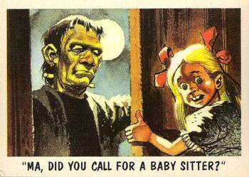 1959 Topps You'll Die Laughing #5 Ma, did you call for a baby sitter? Front