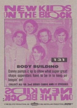 1990 Topps New Kids on the Block Series 2 #131 Body Building Back