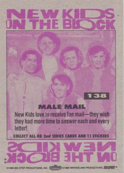 1990 Topps New Kids on the Block Series 2 #138 Male Mail Back