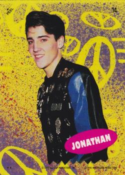 1990 Topps New Kids on the Block Series 2 - Stickers #14 Jonathan Front
