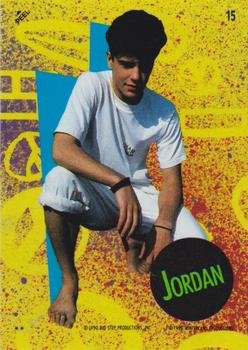 1990 Topps New Kids on the Block Series 2 - Stickers #15 Jordan Front