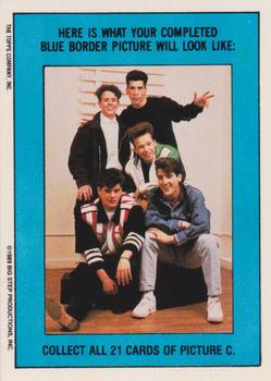 1990 Topps New Kids on the Block Series 2 - Stickers #22 New Kids on the Block Back