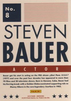 2015 Panini Americana #8 Steven Bauer Back