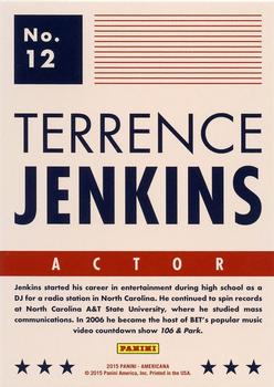 2015 Panini Americana #12 Terrence Jenkins Back