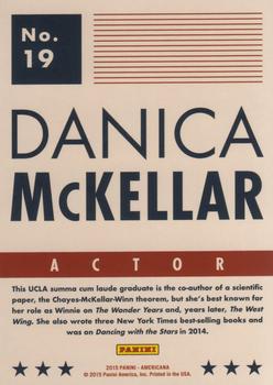 2015 Panini Americana #19 Danica McKellar Back