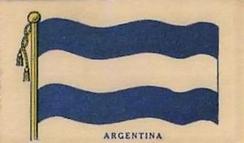 1938 Wilbur-Suchard Flags (R51-2) #NNO Argentina Front