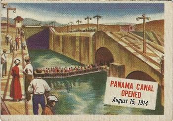 1954 Topps Scoop (R714-19) #10 Panama Canal Opened Front