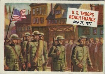 1954 Topps Scoop (R714-19) #21 US Troops reach France Front