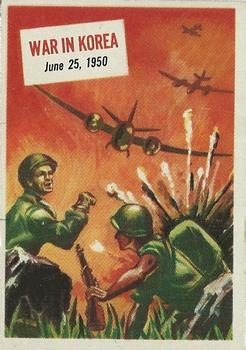 1954 Topps Scoop (R714-19) #23 War in Korea Front