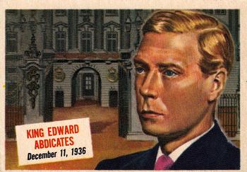 1954 Topps Scoop (R714-19) #25 King Edward Abdicates Front