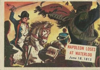 1954 Topps Scoop (R714-19) #115 Napoleon Loses at Waterloo Front